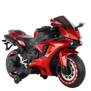 Large Kids Electric Dirt Motorcycle Ride-On Toy Bike with Rechargeable Battery for Boys & Girls Ages 2-8 Years Old Children's