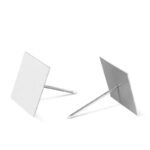 Peel and Stick Insulation Fastener for Building Exterior Wall