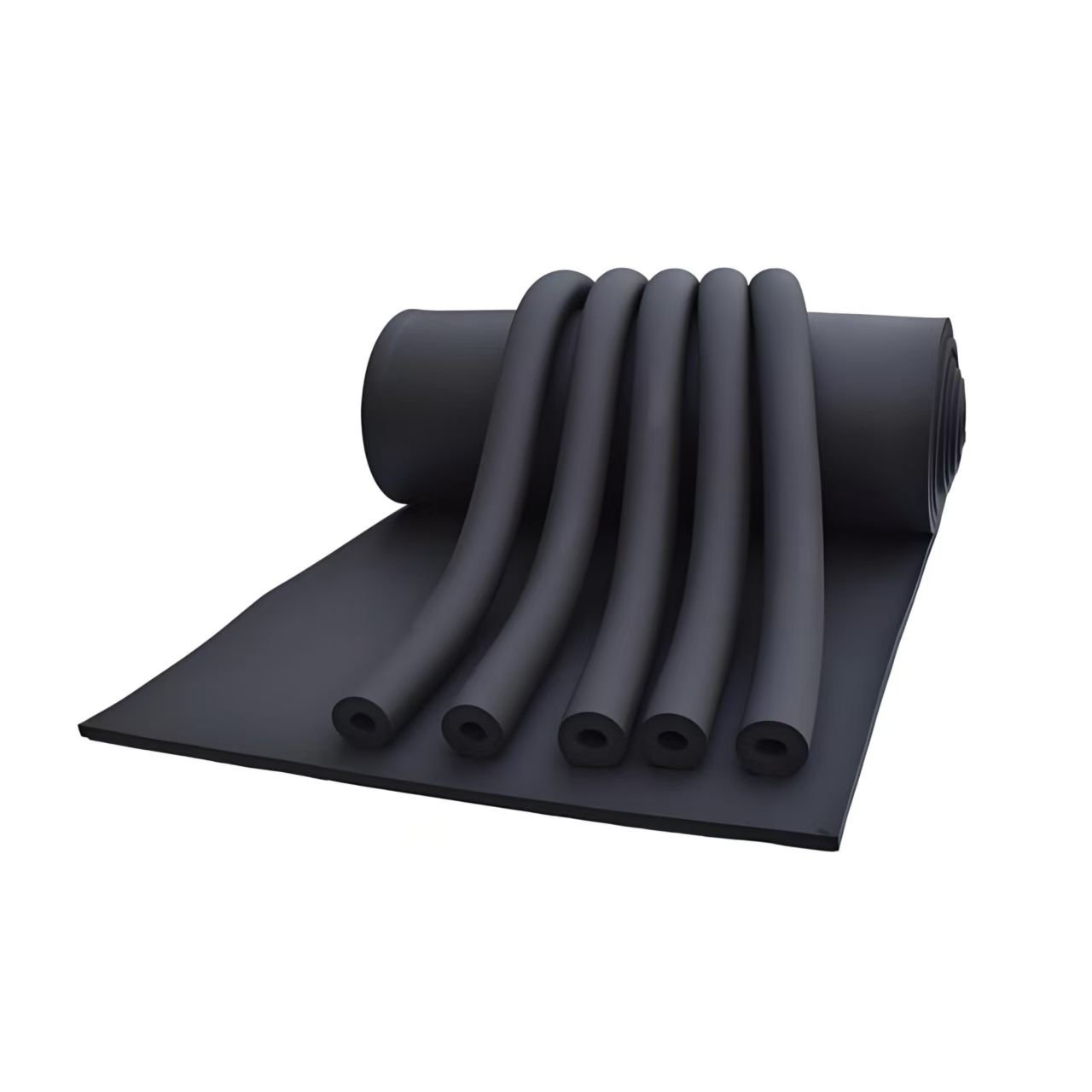H794be4c12fa34293a25f4cebdc796699w NBR Heat Insulation Elastomeric Plastic Sheet Roll Thermal Insulation Foam Board Eco-Friendly Soundproofing Square Modern Fire - Image 1