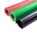 1mm~50mm Vulcanization Black and Colors Industrial NR SBR NBR CR EPDM Rubber Flooring Rubber Sheet Mat Roll
